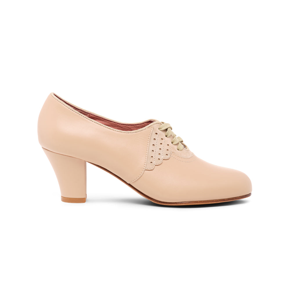 PRE-ORDER Annette Vintage Oxfords Wide (Almond)