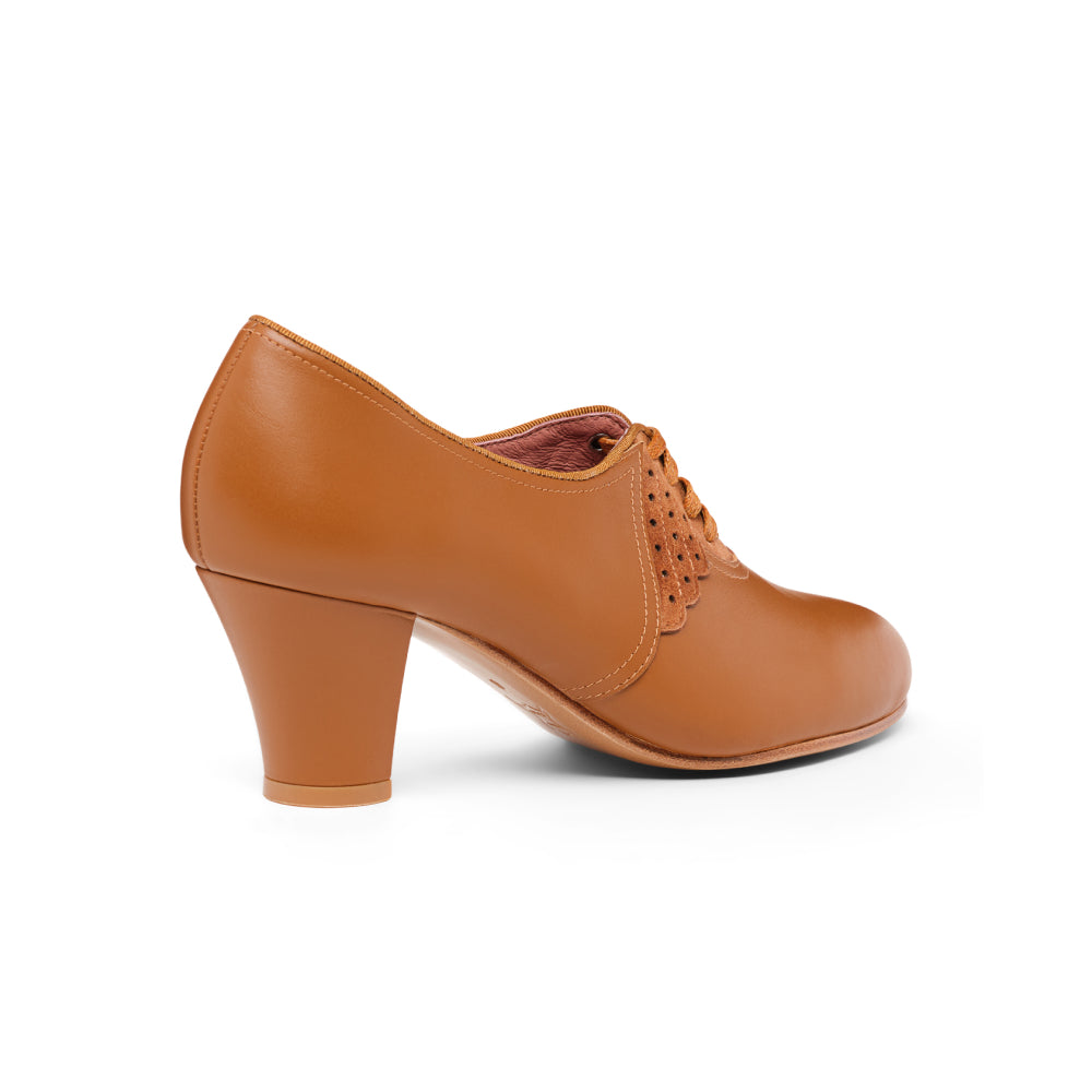 PRE-ORDER Annette Vintage Oxfords (Caramel)