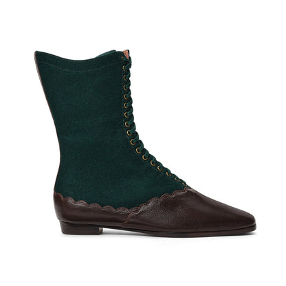 PRE-ORDER Balmoral Boots (Espresso/Evergreen)