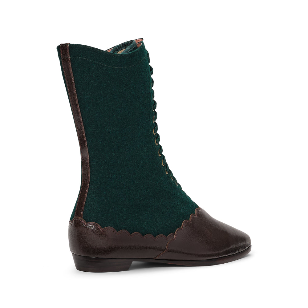 PRE-ORDER Balmoral Boots (Espresso/Evergreen)