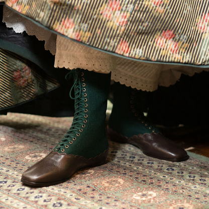 PRE-ORDER Balmoral Boots (Espresso/Evergreen)