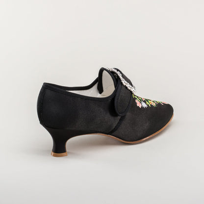 Primrose 18th Century Shoes (Black)