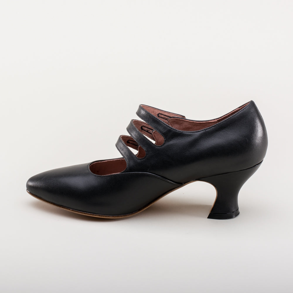 Bellatrix Edwardian Shoes (Black)
