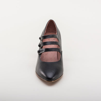Bellatrix Edwardian Shoes (Black)