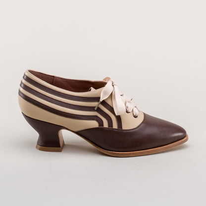 Bernadette Edwardian Oxfords (Tan/Brown)