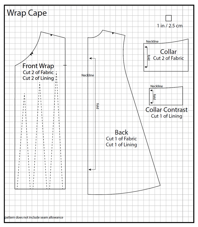 Wrap Cape - Free Pattern PDF