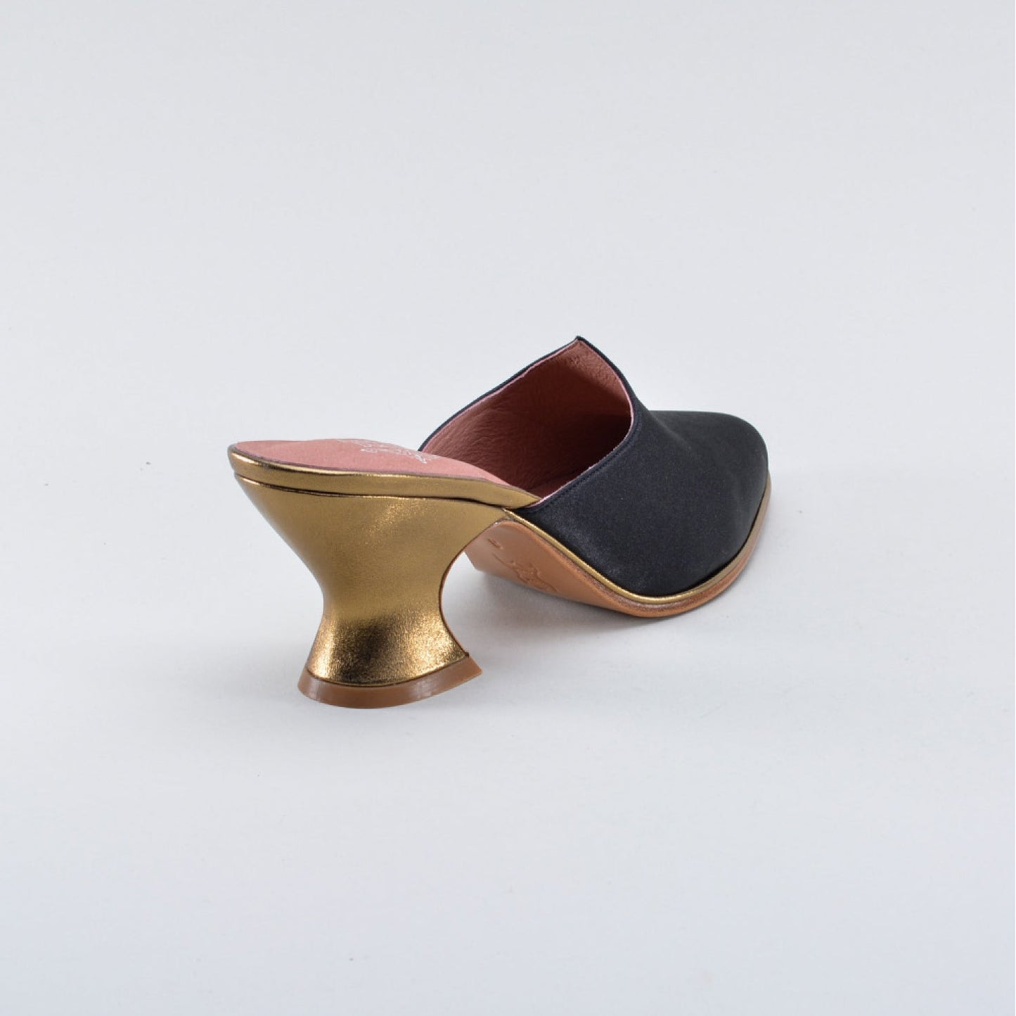 Charlotte 18th Century Mules (Black)