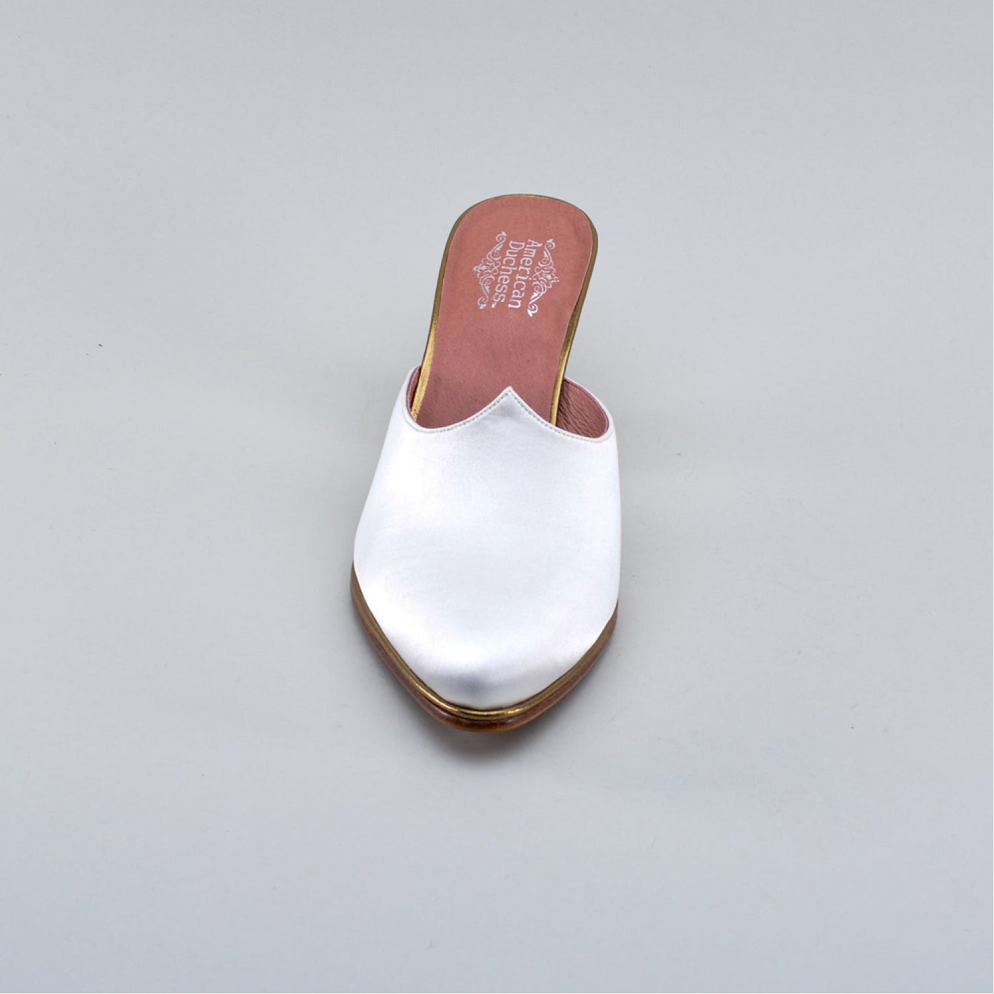 Charlotte 18th Century Mules (Ivory)
