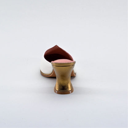 Charlotte 18th Century Mules (Ivory)