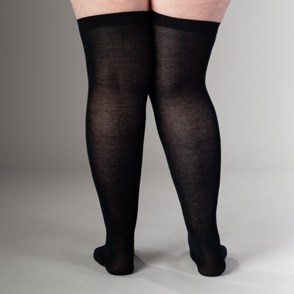 Classic Silk Stockings (Black)