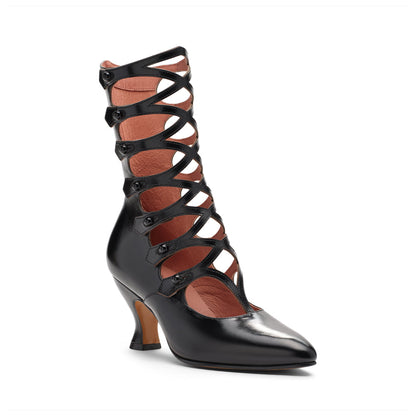 Cleo Edwardian Boots (Black)