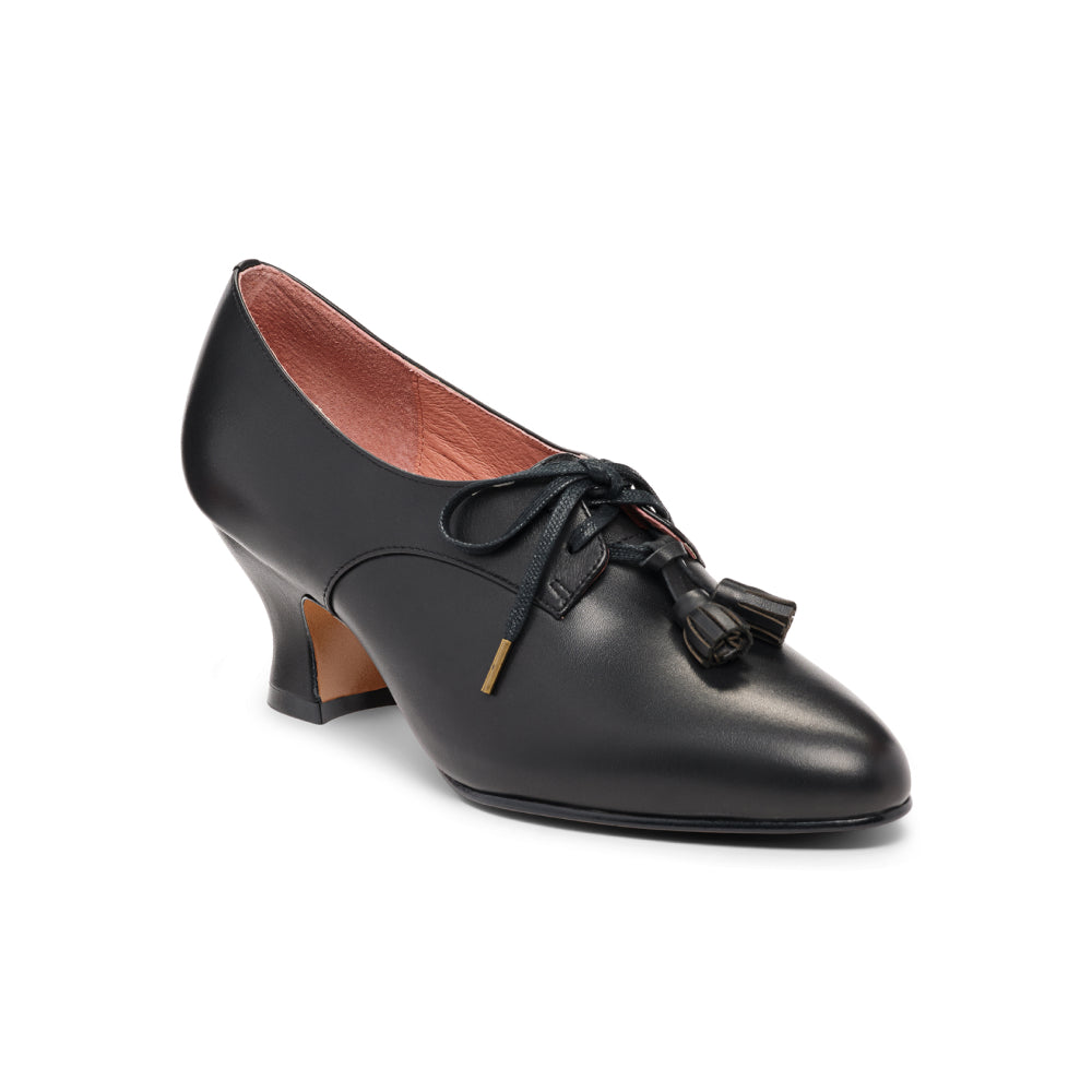 PRE-ORDER Cordelia Edwardian Oxfords (Black)