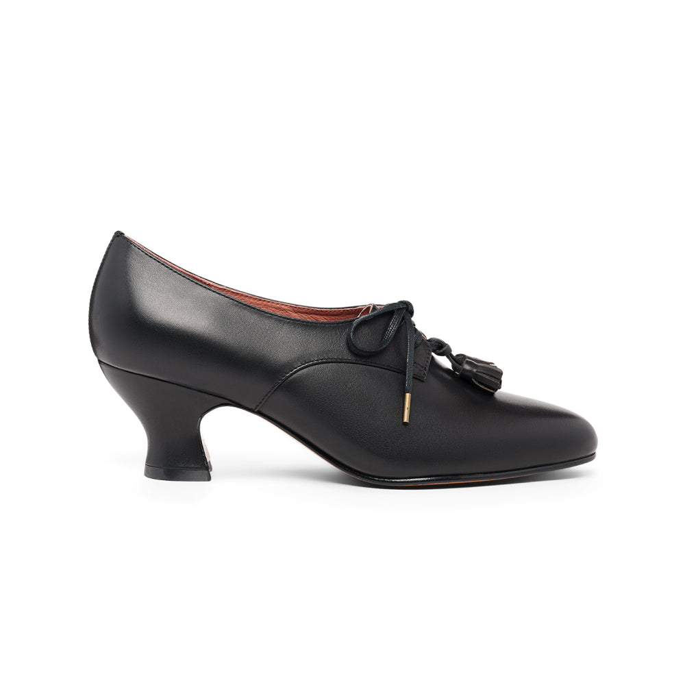 PRE-ORDER Cordelia Edwardian Oxfords Wide (Black)