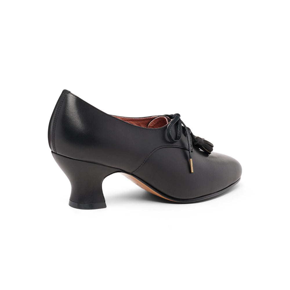 PRE-ORDER Cordelia Edwardian Oxfords (Black)