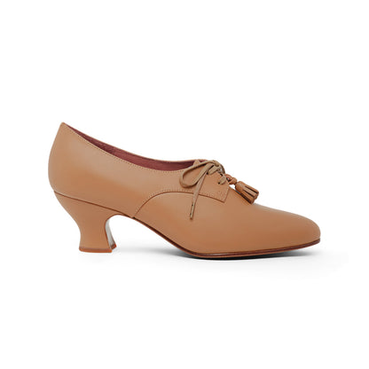 PRE-ORDER Cordelia Edwardian Oxfords Wide (Honey)