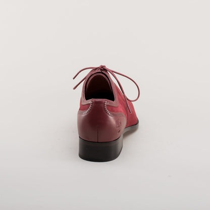 Dandy Men's Vintage Cap Toe Oxfords (Oxblood)