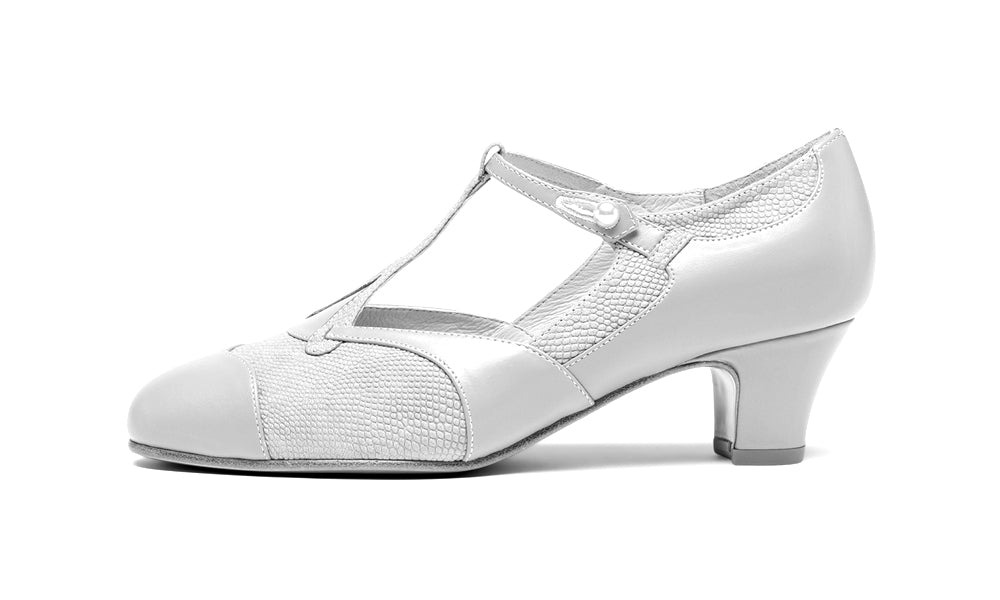 Doris 1920s Pumps (Blush Pink)