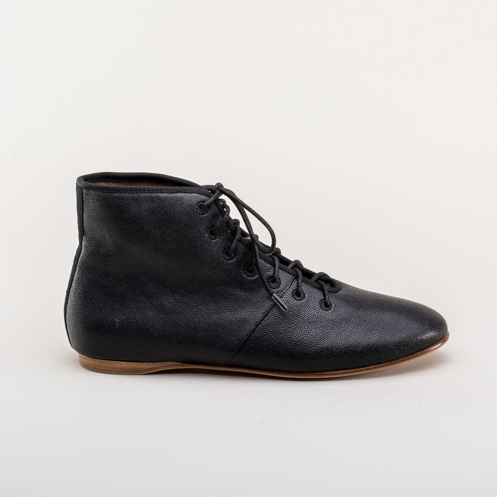 Emma Regency Leather Boots (Black)