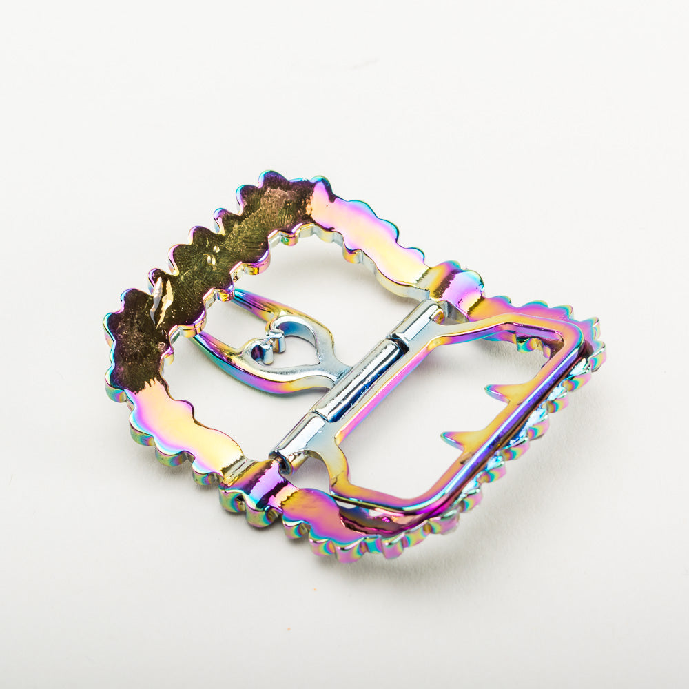 Fleur 18th Century Shoe Buckles (Rainbow)