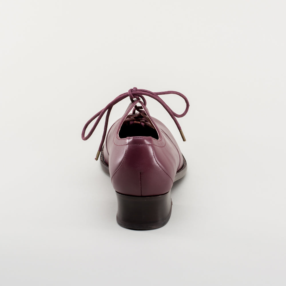 Ghillie Vintage Lace-Up Shoes (Merlot)
