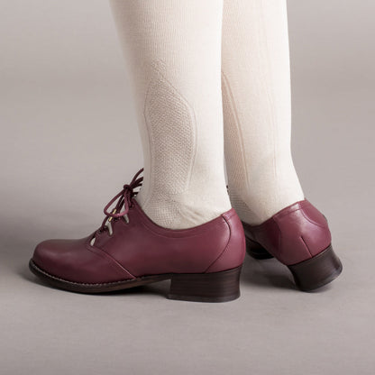 Ghillie Vintage Lace-Up Shoes (Merlot)