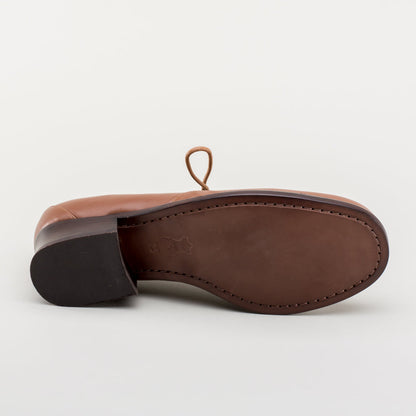 Ghillie Vintage Lace-Up Shoes (Tan)