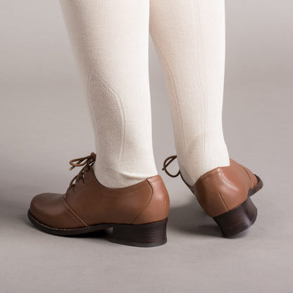 Ghillie Vintage Lace-Up Shoes (Tan)
