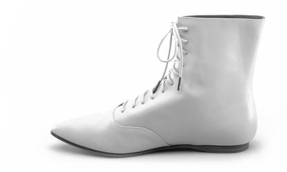 Hartfield Regency Leather Boots (Ivory)