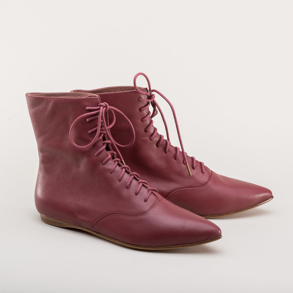 Hartfield Regency Leather Boots (Oxblood)