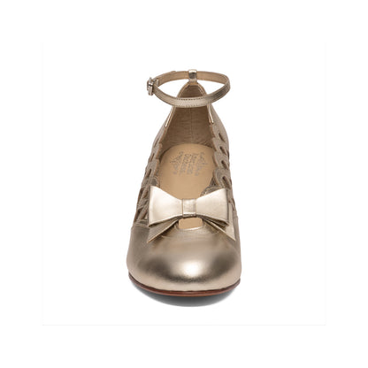 Jessie Vintage Pumps Wide (Gold)