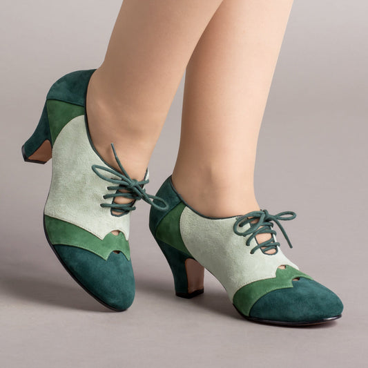Karolina Retro Oxfords (Green)