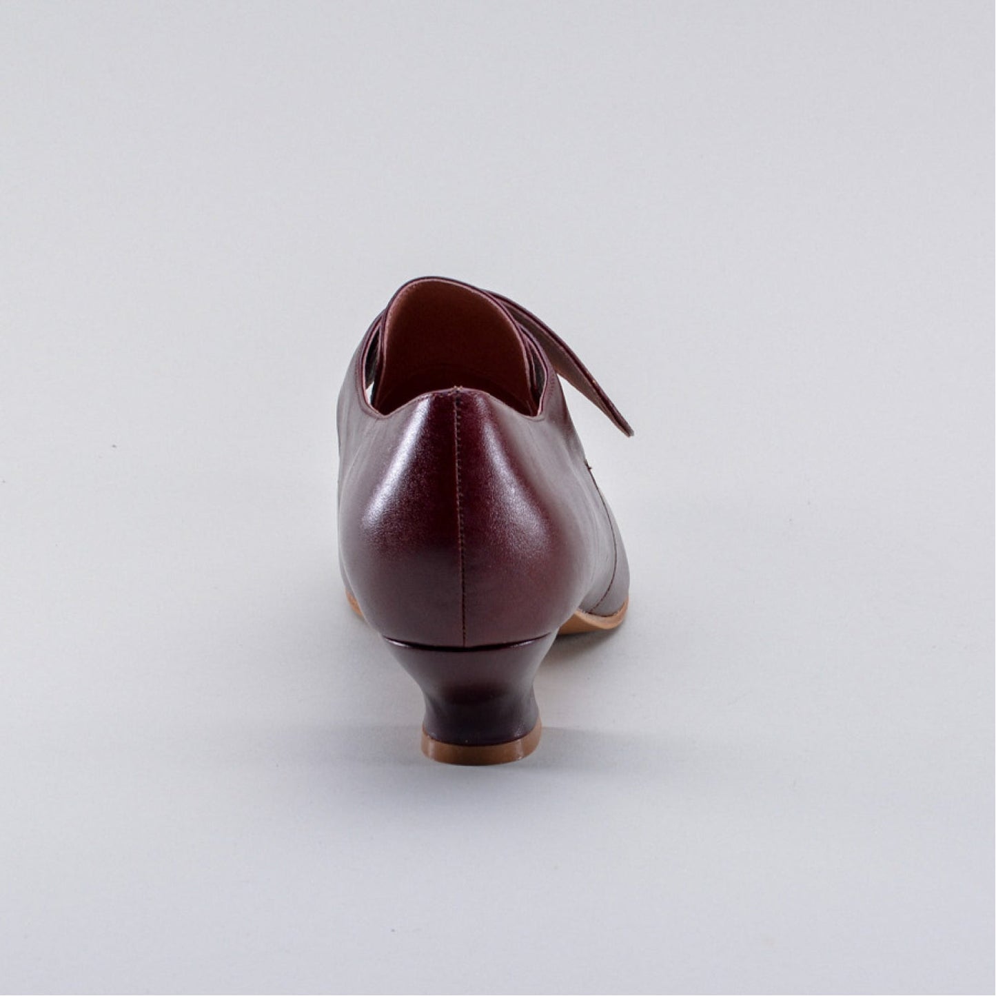 Kensington 18th Century Leather Shoes (Bordeaux)