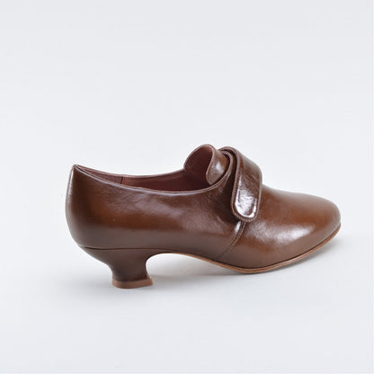Kensington 18th Century Leather Shoes Wide (Walnut)