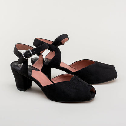 Lido Vintage Sandals (Black)