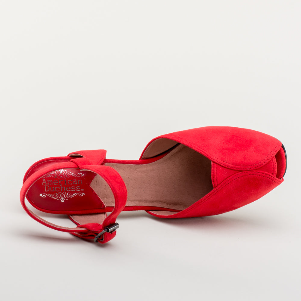 Lido Vintage Sandals (Red)
