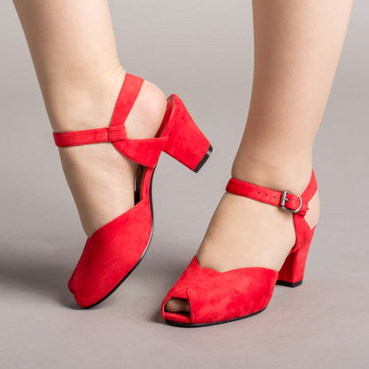 Lido Vintage Sandals (Red)