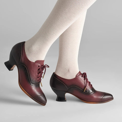 Londoner Edwardian Oxfords Wide (Cherry)