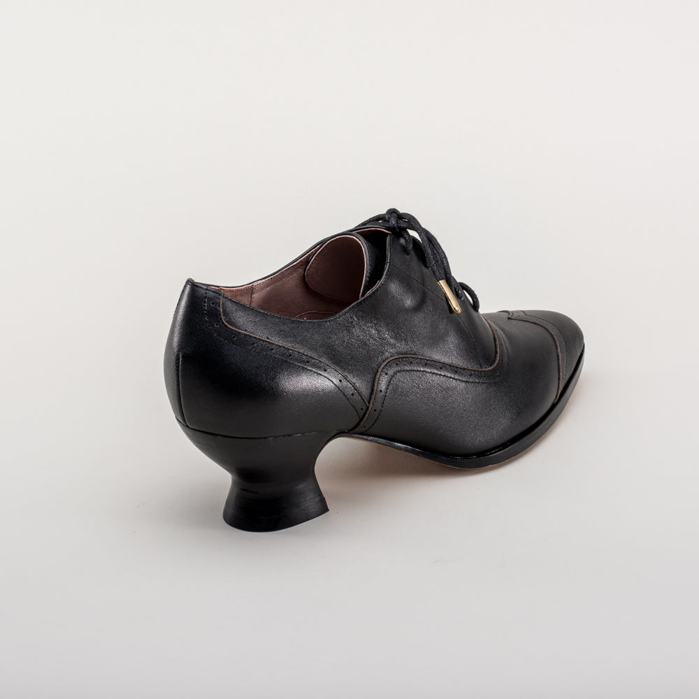 Londoner Edwardian Oxfords Wide (Black)