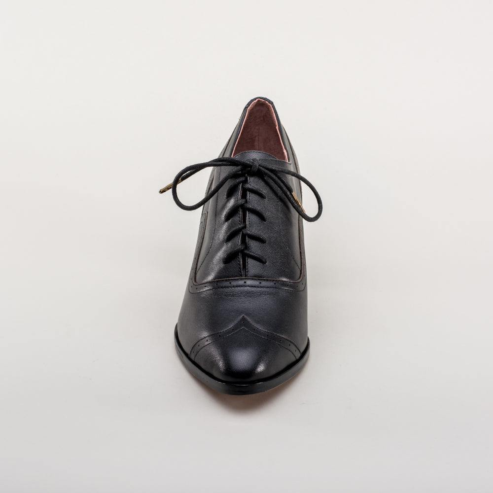 Londoner Edwardian Oxfords Wide (Black)