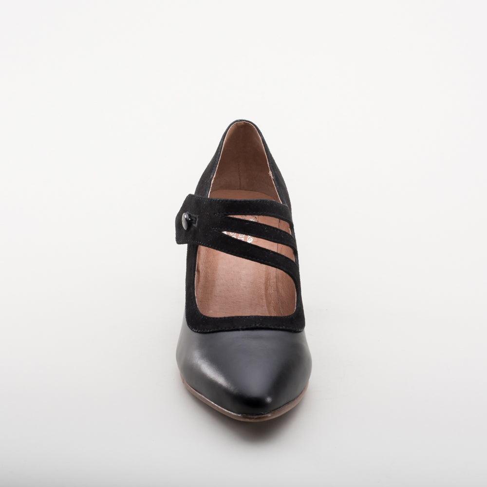 Mae Edwardian Shoes (Black)