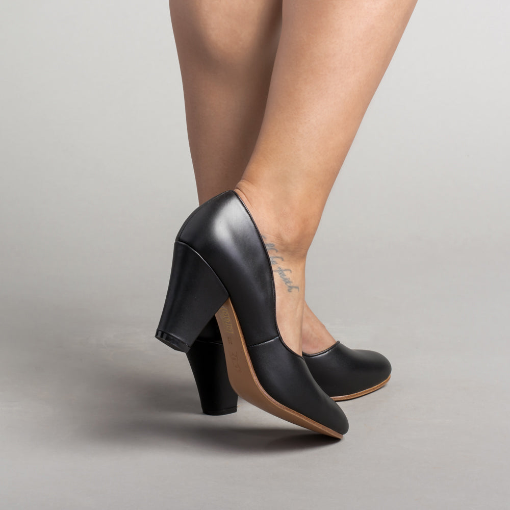 Marilyn Vintage Pumps (Black)