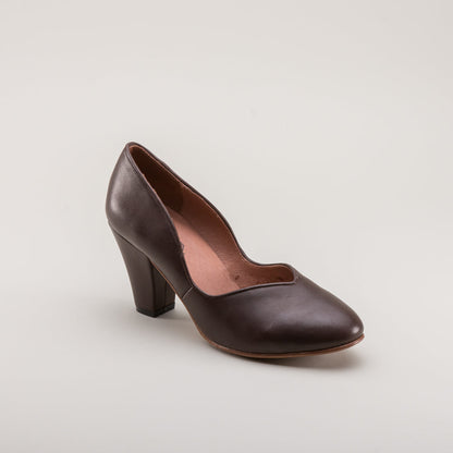 Marilyn Vintage Pumps (Brown)