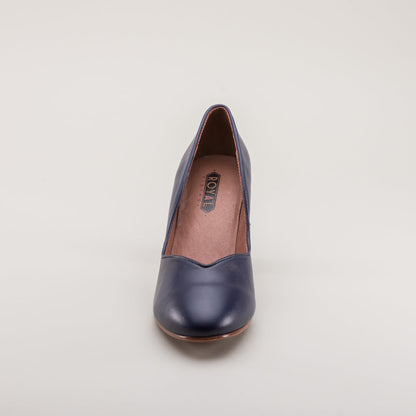 Marilyn Vintage Pumps (Navy Blue)
