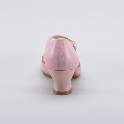 Marjorie 1920s Shoes (Blush Pink)