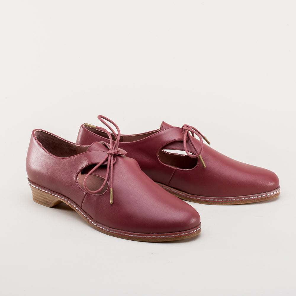 Mary Renaissance Shoes (Oxblood)