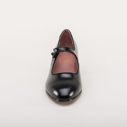 Millie 1920s Mary Jane Shoes (Black)