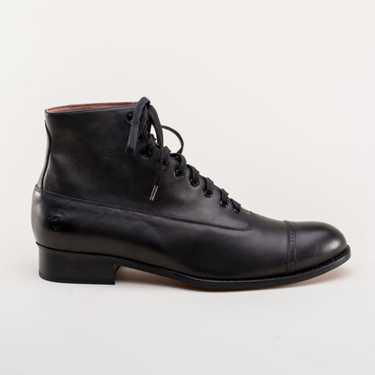 Noble Men's Vintage Lace-Up Boots (Black)