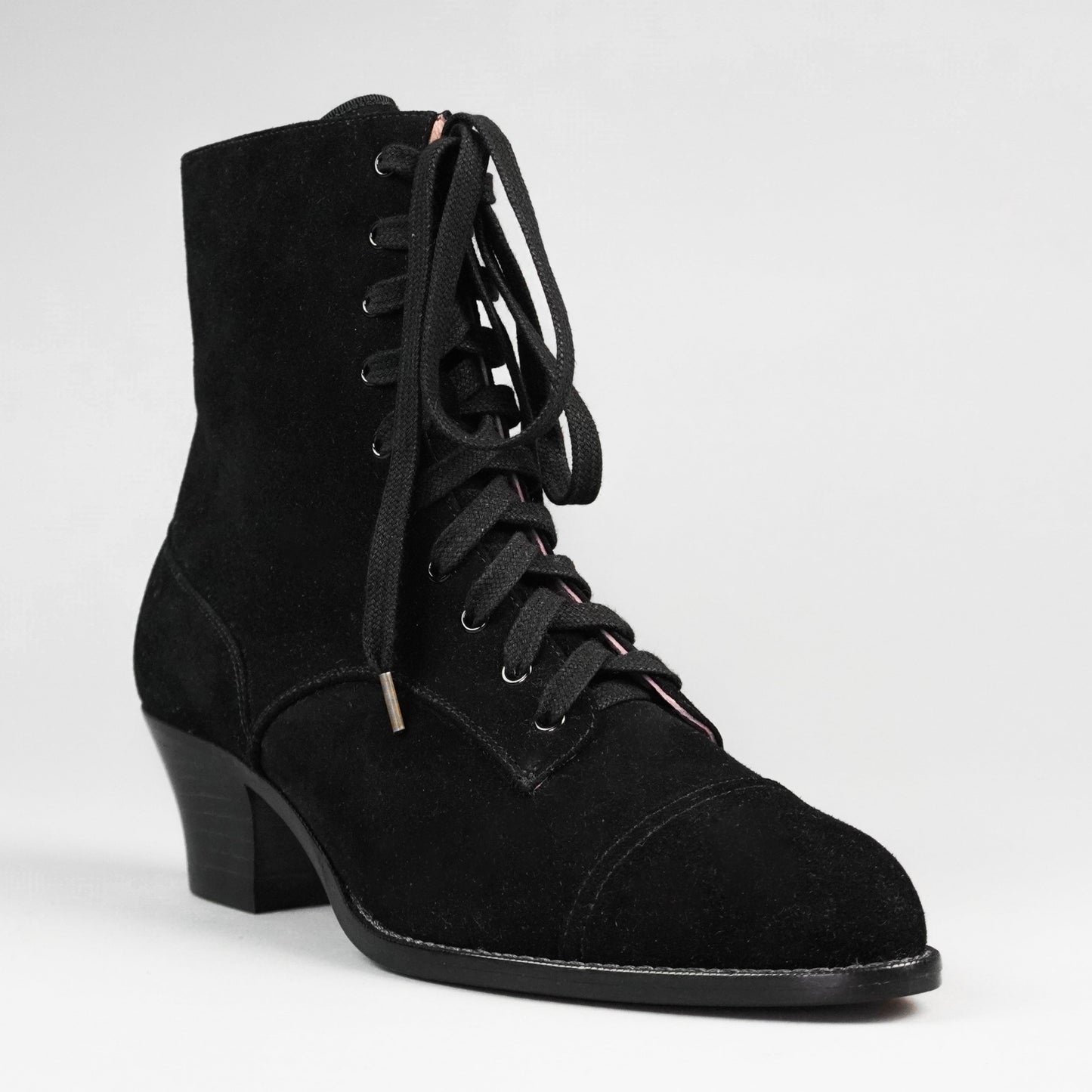 Paris Boots (Black Suede)