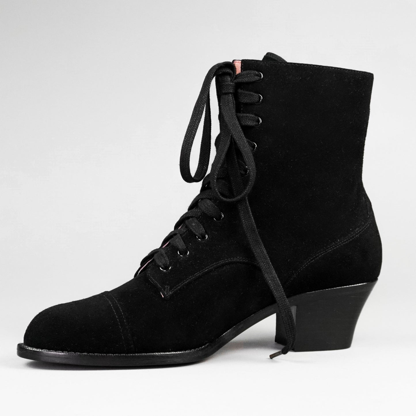 Paris Boots (Black Suede)