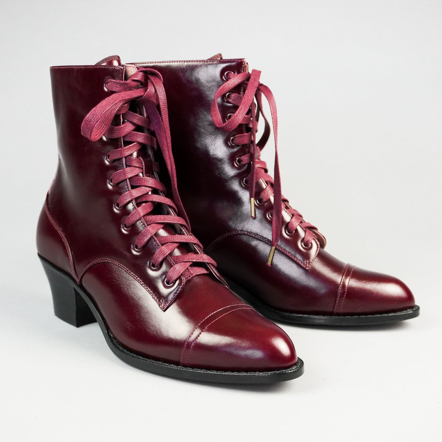 Paris Boots Wide (Burgundy)